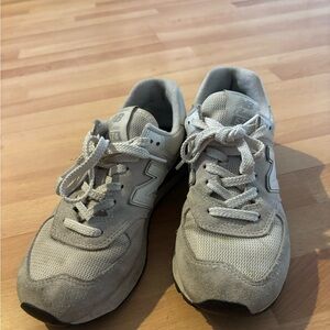 New Balance Light Gray Athletic Shoes